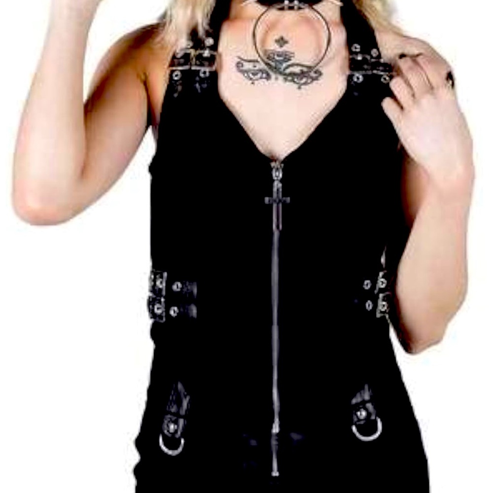 Pinstripe vest